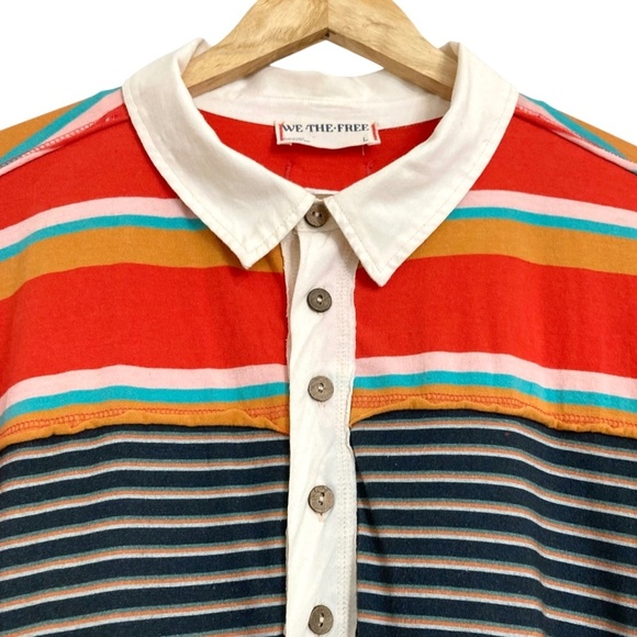 WE THE FREE by FREE PEOPLE Red Hot Summer Tee Tunic Oversized - Picture 7 of 11